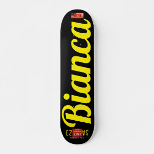 BIANCA Skateboard, 7¾" Deck Skateboard