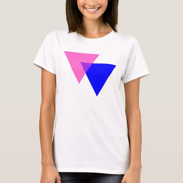 Biangles Bisexual Pride T-Shirt (Front)