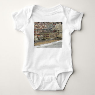 Biarritz beach, Belle Époque architecture. Baby Bodysuit