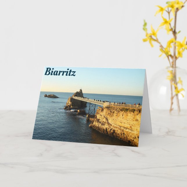 Biarritz Card (Yellow Flower)