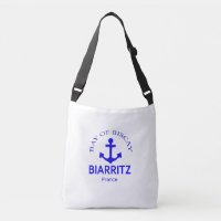 Biarritz France Coastal Chic Tote Bag