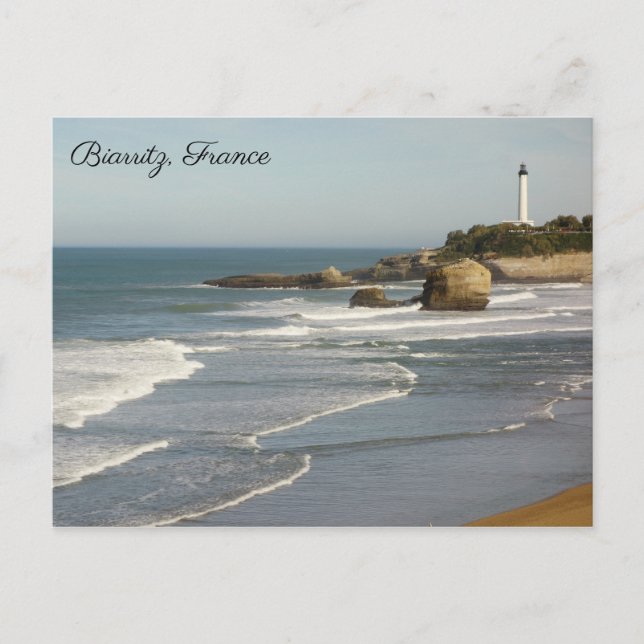 Biarritz France Postcard (Front)