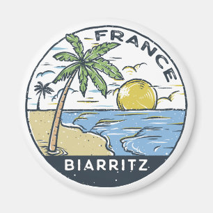 Biarritz France Vintage Magnet