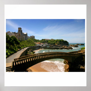 biarritz le vieux port poster