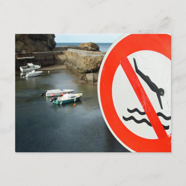 Biarritz Postcard (Front)