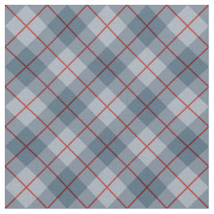 Bias Plaid Blue-Red Stripe Fabric