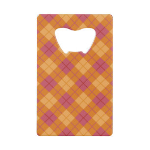 Bias Plaid in Orange and Pink