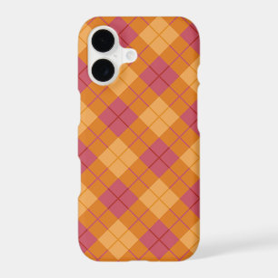 Bias Plaid in Orange and Pink