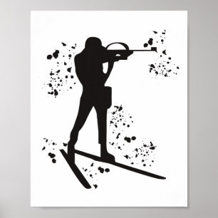 Biathlete Nordic Skiing Biathlon 10 Poster