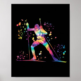 Biathlete Nordic Skiing Biathlon 11  Poster