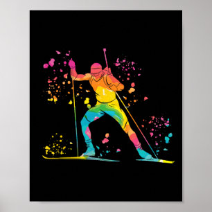 Biathlete Nordic Skiing Biathlon 13 Poster