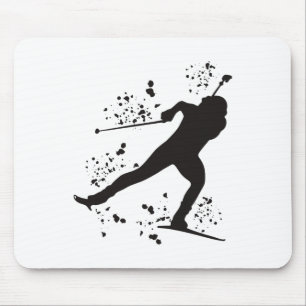 Biathlete Nordic Skiing Biathlon _15 Mouse Pad