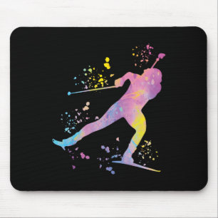 Biathlete Nordic Skiing Biathlon _1 Mouse Pad
