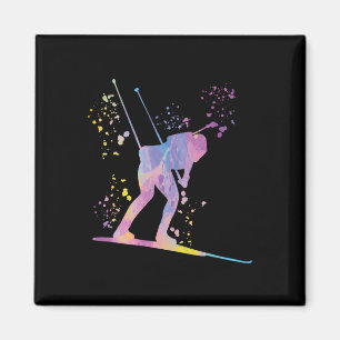 Biathlete Nordic Skiing Biathlon 2 Magnet