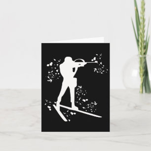 Biathlete Nordic Skiing Biathlon 31 Card