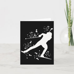 Biathlete Nordic Skiing Biathlon 6  Card