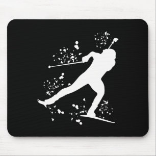Biathlete Nordic Skiing Biathlon 6 Mouse Pad