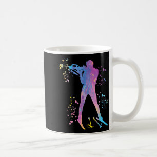 Biathlete nordic skiing biathlon coffee mug