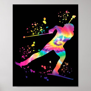 Biathlete nordic skiing biathlon poster