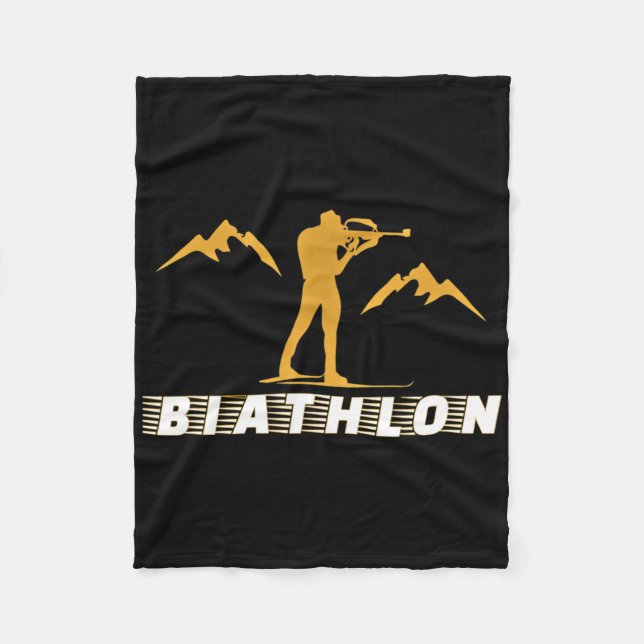 Biathlon 2  fleece blanket (Front)