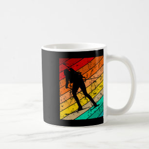 Biathlon Biathlet Skier Skiing Ski Vintage Retro Coffee Mug