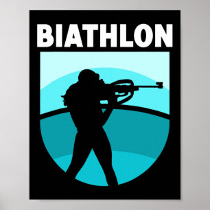 Biathlon Biathlete Biathlons Sports 1 Poster