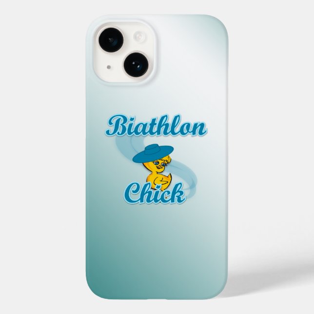 Biathlon Chick #3 Case-Mate iPhone Case (Back)