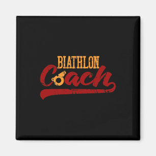 Biathlon Coach Biathlete Sports Winter Sports Game Magnet