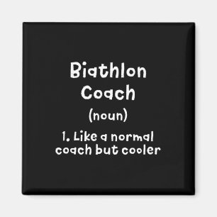 Biathlon Coach Definition Funny Biathlete Humour 8 Magnet