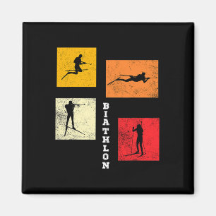 Biathlon Cross Country Skiing Biathlete Winter Spo Magnet