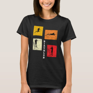 Biathlon Cross Country Skiing Biathlete Winter Spo T-Shirt