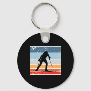 Biathlon Cross-country Skiing Design For Biathlon Key Ring