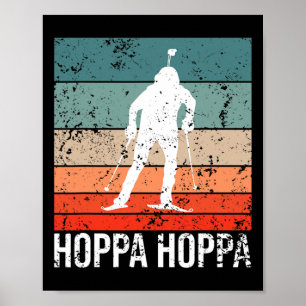 Biathlon Cross-country Skiing Design For Biathlon Poster