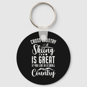 Biathlon Cross Country Skiing Is Great Cross Count Key Ring