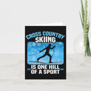 Biathlon Cross Country Skiing Is One Hill Of A Spo Card