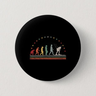 Biathlon Evolution Retro Ski Hob 6 Cm Round Badge