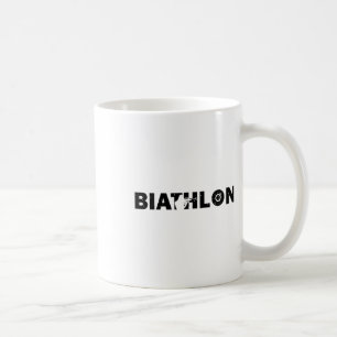 Biathlon Funny Biathlete Shooting Skiing Target Sp Coffee Mug