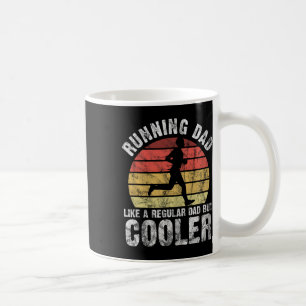 Biathlon Runner Marathon Running Dad Father's Day Coffee Mug