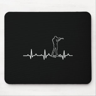 Biathlon Shooting Stand Winter Sports Target Biath Mouse Pad