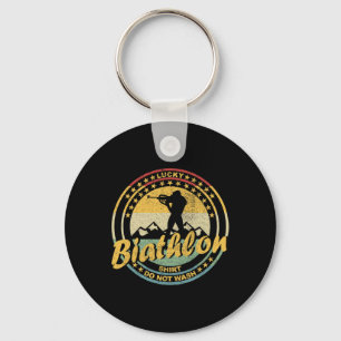 Biathlon Ski Biathlet Winter Sports Cross-country Key Ring
