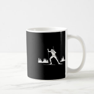 Biathlon Ski Skier Winter Sports Cross-country Ski Coffee Mug