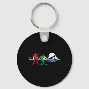 Biathlon Ski Winter Sports Cross Country Skiing Sn Key Ring