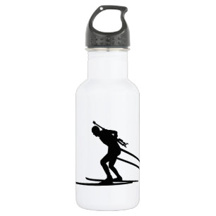 Biathlon skiing 532 ml water bottle