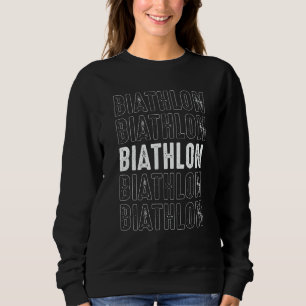 Biathlon sport winter sports snow biathlete winter sweatshirt
