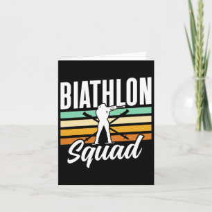 Biathlon Squad Biathlete Biathlons Sports Card