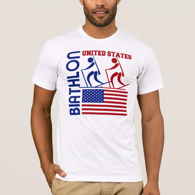 Biathlon United States T-Shirt (Front)