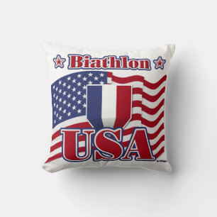 Biathlon USA Cushion