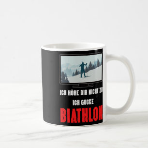 Biathlon Winter Sport Design Saying Ski Skier Gift Coffee Mug