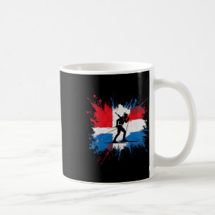 Biathlon Winter Sport Skiing Riffle Shooting Biath Coffee Mug