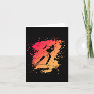 Biathlon Winter Sports Card